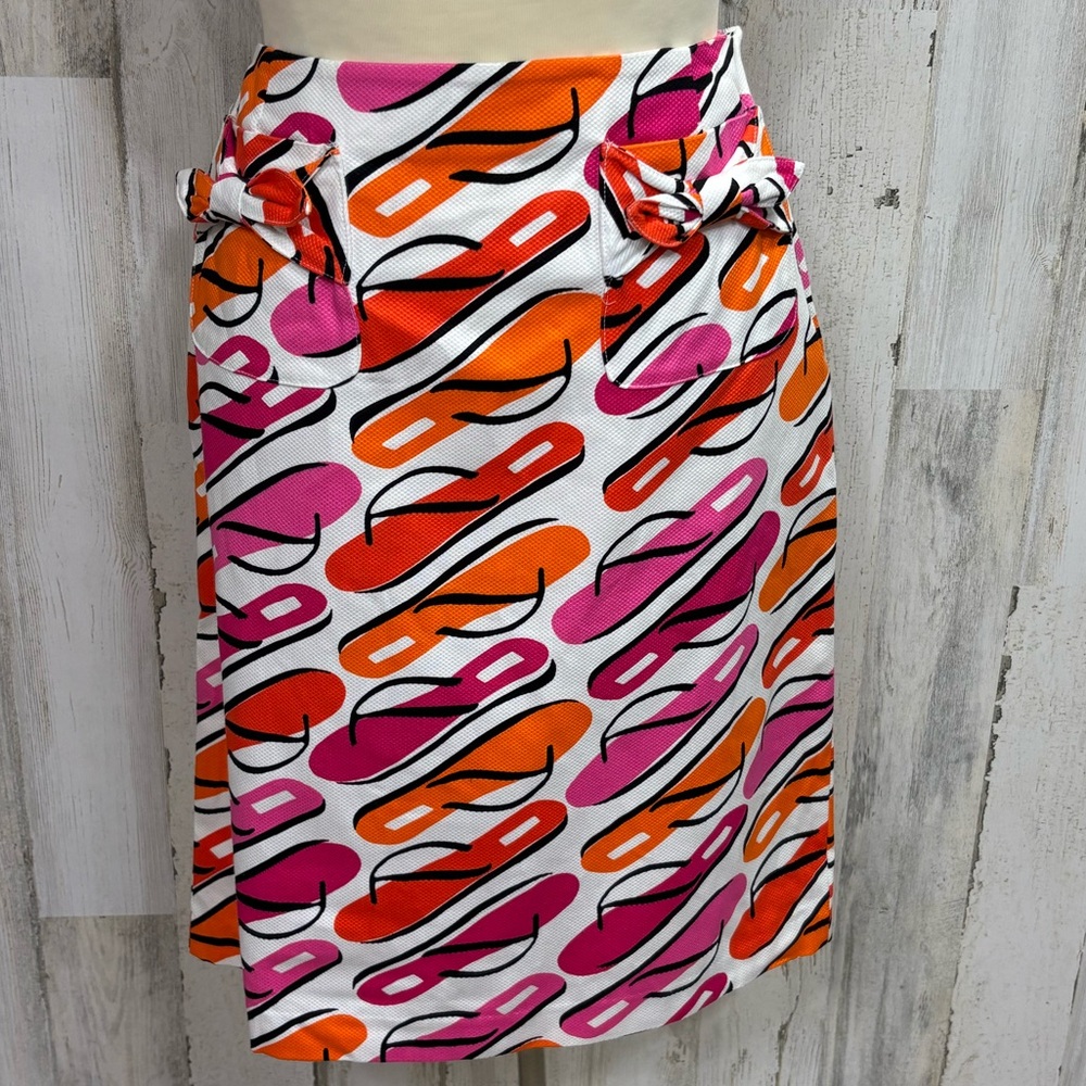 Grace‎ Elements Flip Flop Print Pencil Skirt